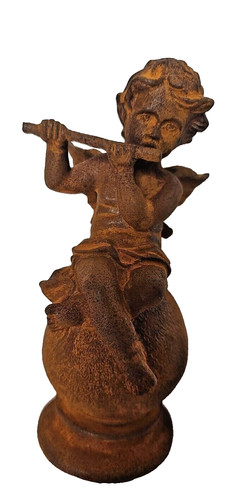 Statue ange avec - avec, flûte