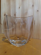 Grand Vase Soliflore en Cristal Transparent - Design Moderne (env. 17x8 cm)