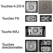 Touche de Clavier pour HP Pavilion 15-CB 15-CC 15-CD 15-CK 15-DY 15s-EQ 15s-FQ