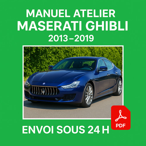 Manuel atelier maserati - manuel, ghibli