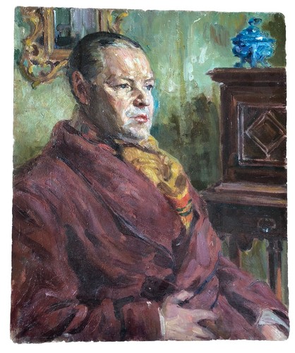 Huile sur panneau - cartonné,