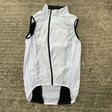 Galibier Men's White Lightweight Cycling Gilet Full Zip, XL