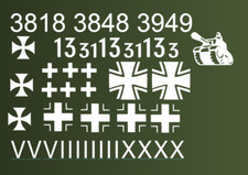 RC Panzer 1/16 Decals Autocollant T34 KV1 PanzerThank 1:16 UdSSr Tank (56/20)