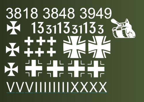 Panzer 16 decals - panzer,