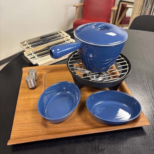 Service fondue creuset - fondue, le