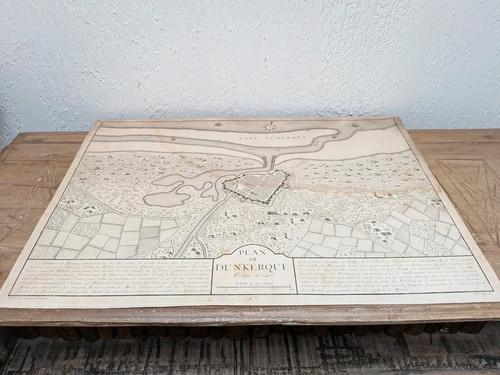 Plan dunkerque fortifié - dunkerque, en
