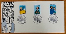 TIMBRES HERGÉ - LES VOYAGES DE TINTIN -  3 TIMBRES - 12/05/2007 -