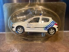 PEUGEOT 206 POLICE BRUXELLES SCALE 1/43 NOREV