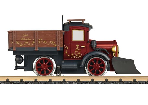 Camion ferroviaire noël - ferroviaire,