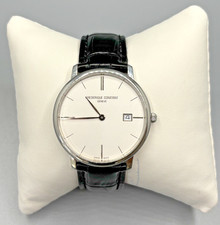 Men's Frederique Constant Slimline Swiss Quartz Watch FC-220. Box & Papers
