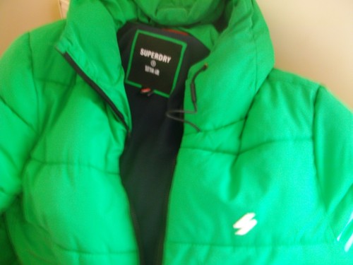 Manteau hiver vert superdry - manteau,