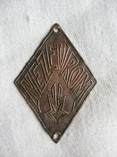 RARE PLAQUE DE VELO CYCLES NEZEVROM