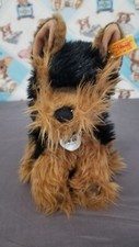 Steiff Herkules Yorkshire Terrier Dog Soft Toy  brown black  Plush