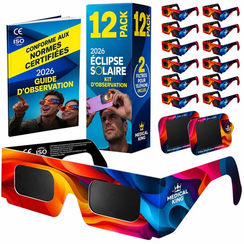 Lunettes eclipse solaire 2026 - eclipse,