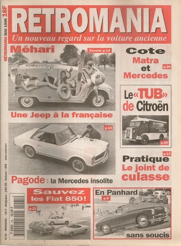 Retromania citroen mehari - 25,