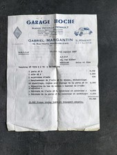 AUTOMOBILIA FACTURE RENAULT
