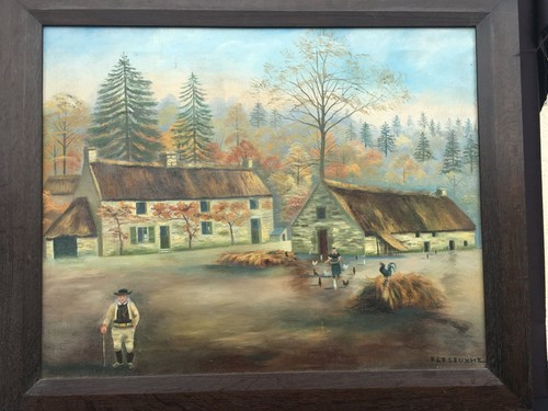 Grand huile sur - huile,
