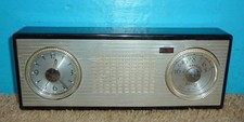 Norelco L2X97T/54R Transistor Radio w/ Clock Holland