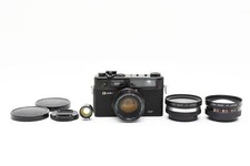 Yashica Electro 35 GT Black 45mm f/1.7 Rangefinder Camera w/ Wide & Tele Japan