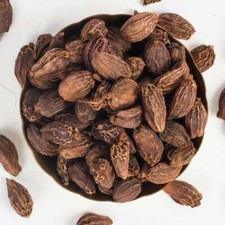 Indian Premium Cardamom Black Whole Organic (Badi Sabut Elaichi) FREE SHIP