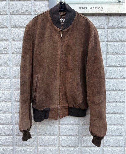 Blouson bomber daim marron - bomber,