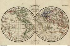 Carte géographique Mappemonde