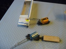 2 wagons grue marklin 4671 HO Boite dont 1 sans boite avec wagon plat