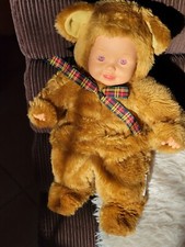 GRANDE POUPÉE BÉBÉ ANNE GEDDES OURS NOUNOURS 40 cm 1997