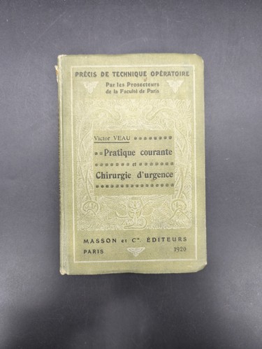 Pratique courante chirurgie - courante,