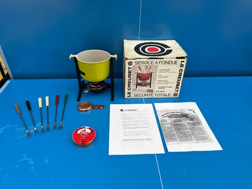 Creuset service fondue - a,