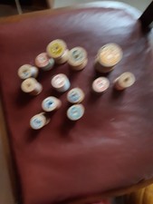 lot de 13 bobines de fils en