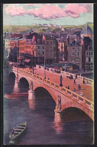 Cpa liege pont des - cpa, arches