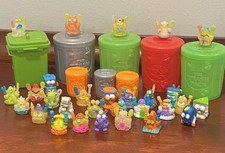 Lot of 37 THE TRASH PACK Figures and Trash Cans Mixed Series Moose VGC