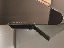 Pièce de rechange SUPPORT VISIERE G+D compatible hottes cuisine GLEM Airlux Elec