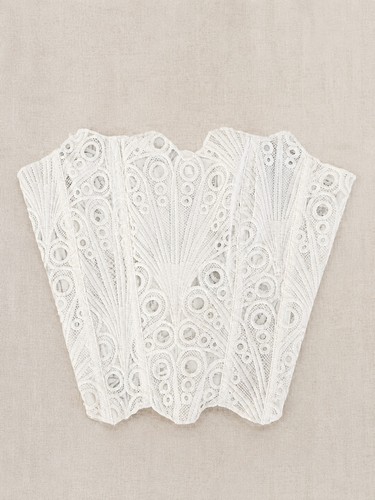 Corset bustier blanc - , en