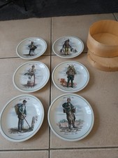 LOT DE 6 ASSIETTES A DESSERT-