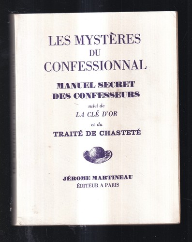 Les mysteres confessionnal - les, du