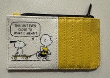 Peanuts Snoopy  Zipper  Coin Wallet with Card Holders