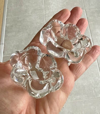 Paire de salières cristal