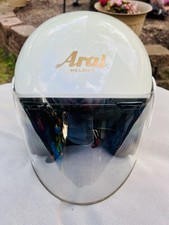 Vintage 1998 Arai SZ/a — Gloss White/Open Face Helmet /Size Medium