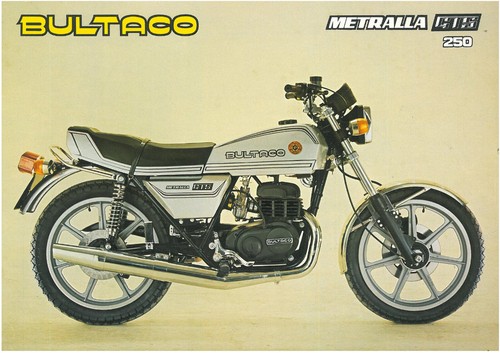 Prospectus bultaco metralla - prospectus,