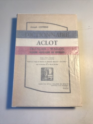 Argot dictionnaire aclot - -,