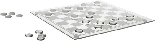 Jeu dames verre design - verre,