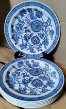 6 Assiettes plates Anglaise