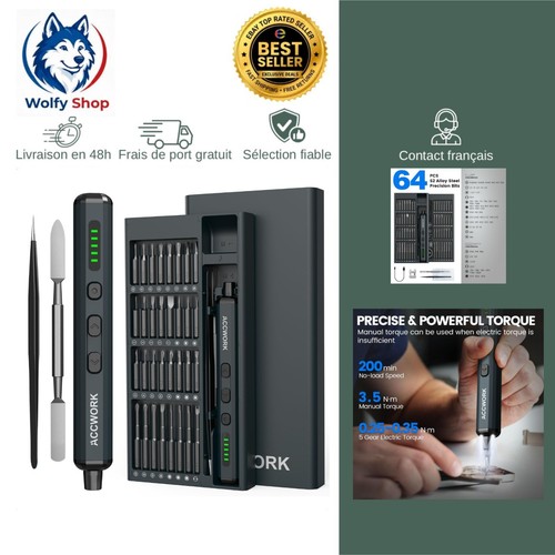 Accwork tournevis électrique - accwork,