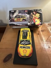 2018 Joey Logano Autographed Shell Penzoil Champion Diecast