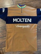 Campagnolo Molteni Men's Vintage Cycling Jersey Acrylic Not Wool