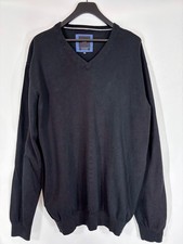 Pull confort en coton MORGAN pour homme col en V en laine mélangée 3XL
