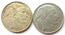 Belgique Argent 2 X 50 Francs