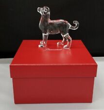 Figurine chien objet animal en cristal du Labrador Baccarat avec boîte JAPON ...